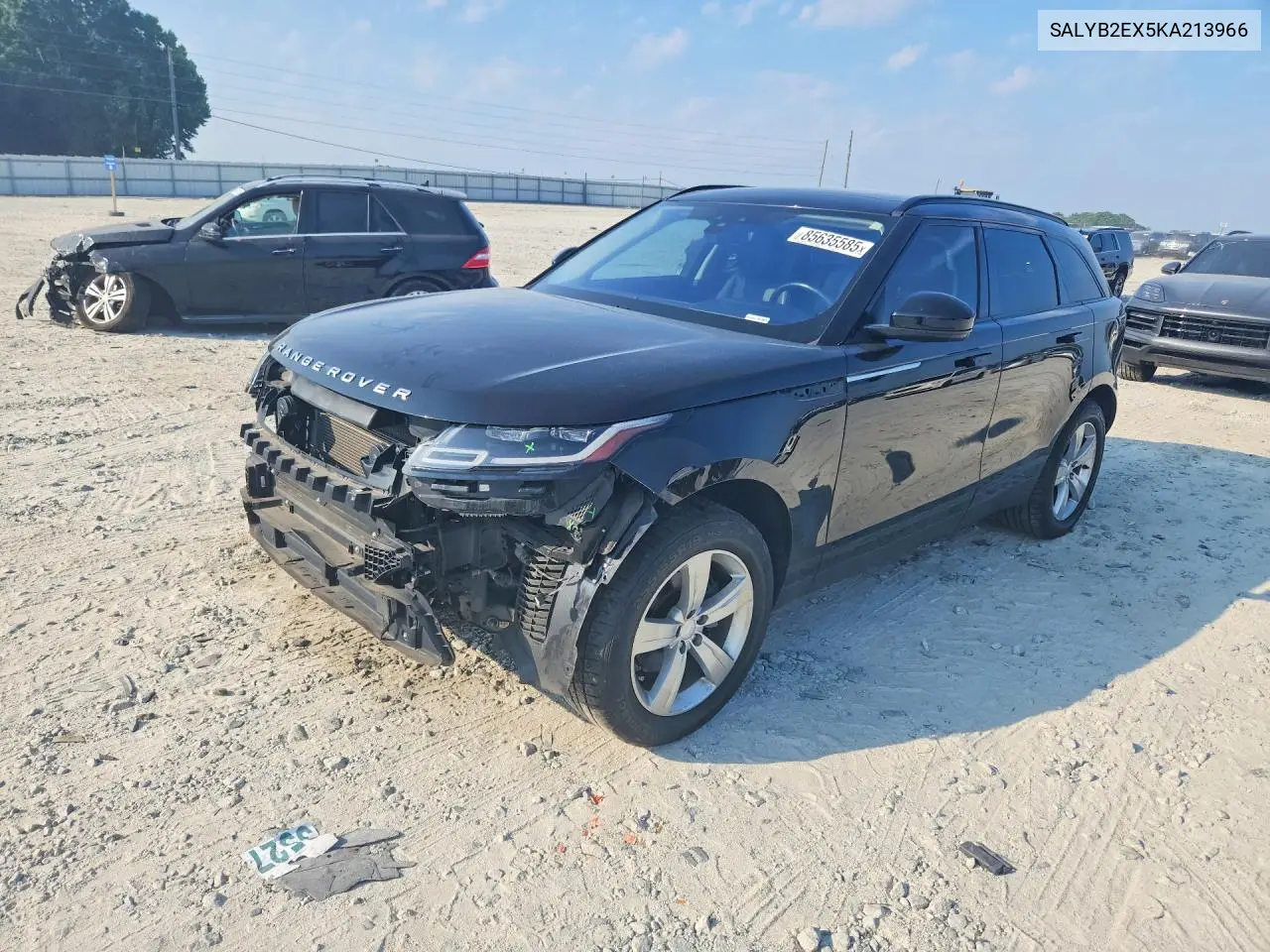 2019 Land Rover Range Rover Velar S VIN: SALYB2EX5KA213966 Lot: 85635585