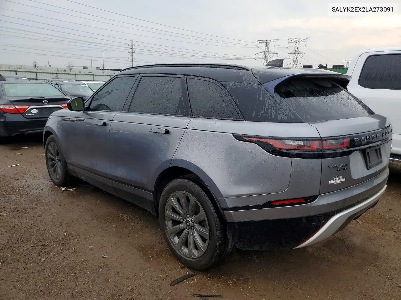 2020 Land Rover Range Rover Velar R-Dynamic S VIN: SALYK2EX2LA273091 Lot: 47727766