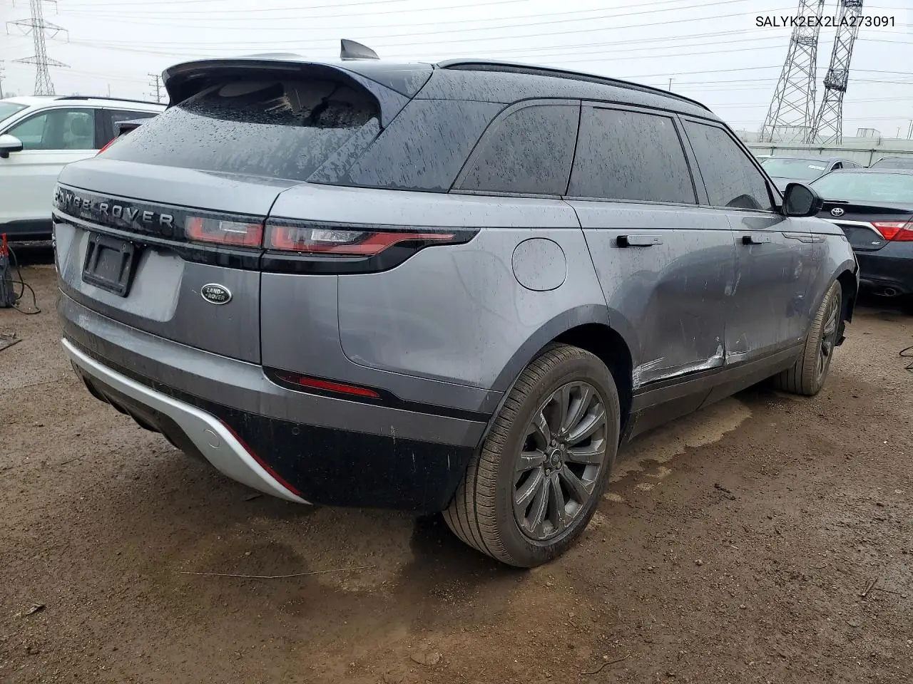 2020 Land Rover Range Rover Velar R-Dynamic S VIN: SALYK2EX2LA273091 Lot: 47727766