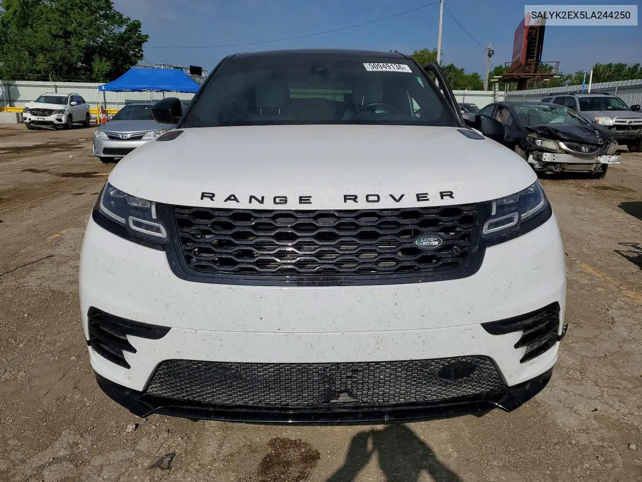 2020 Land Rover Range Rover Velar R-Dynamic S VIN: SALYK2EX5LA244250 Lot: 50949136
