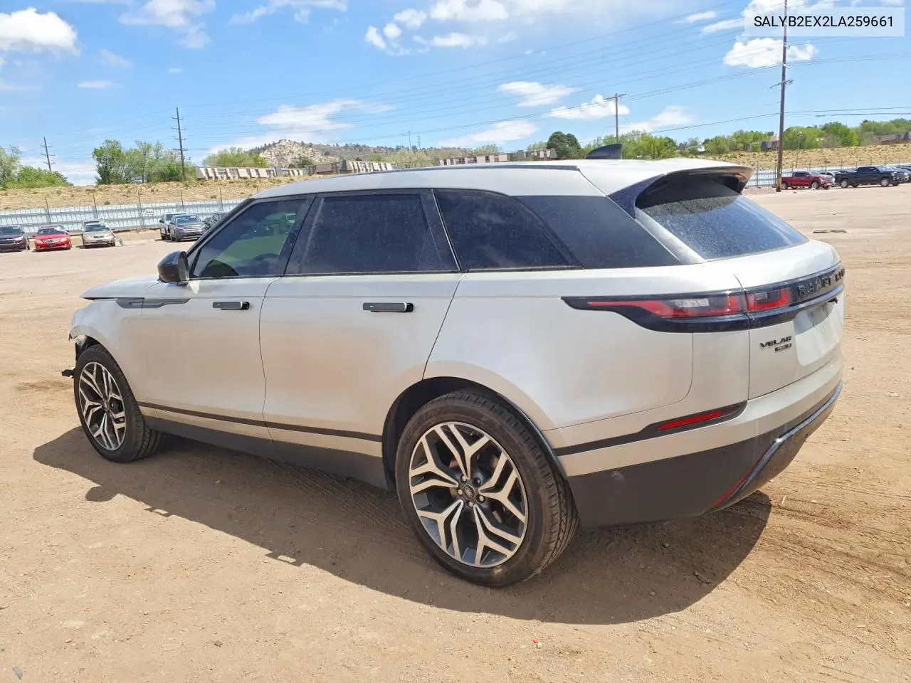 2020 Land Rover Range Rover Velar S VIN: SALYB2EX2LA259661 Lot: 51334716
