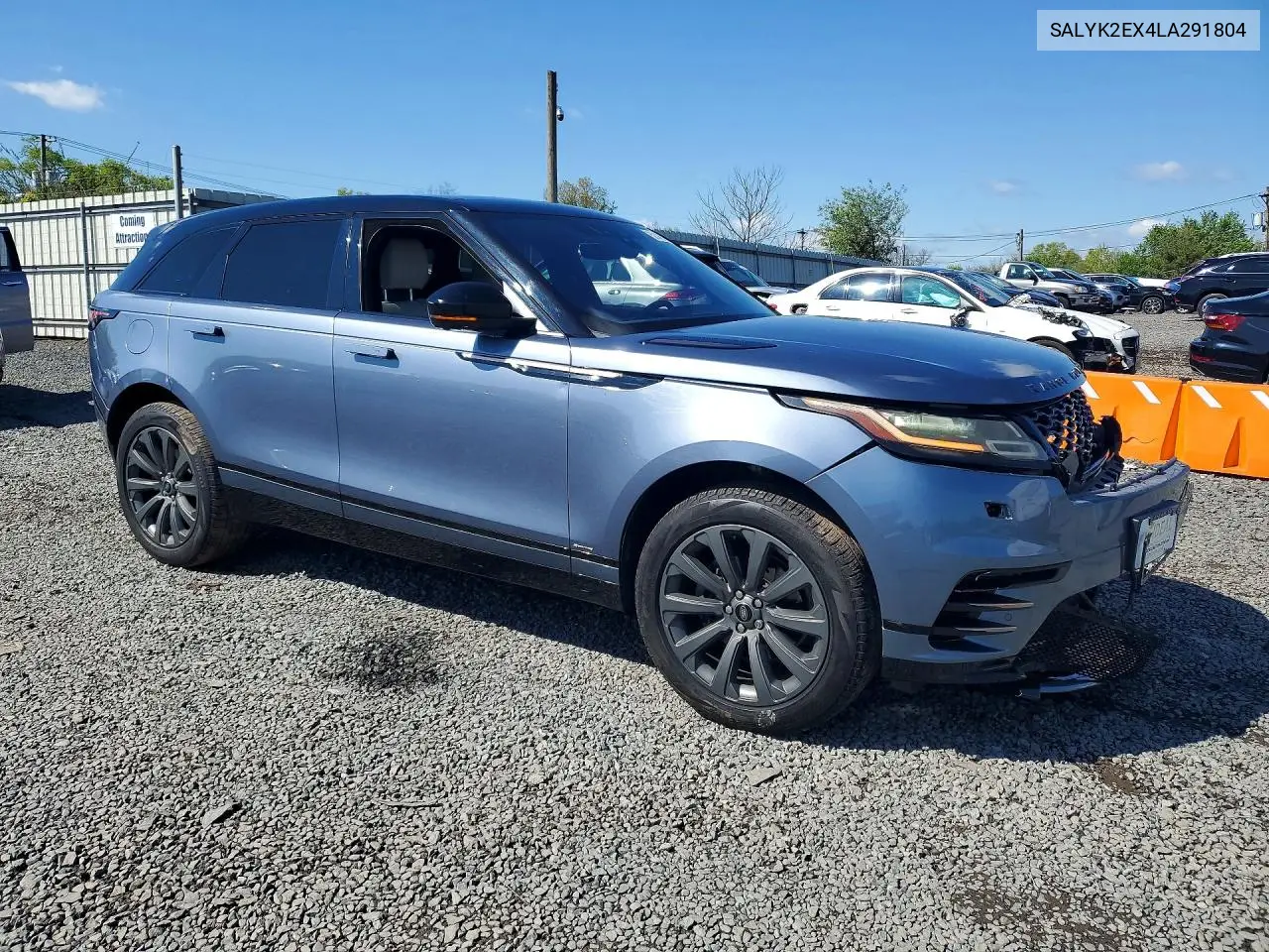 2020 Land Rover Range Rover Velar R-Dynamic S VIN: SALYK2EX4LA291804 Lot: 52142406