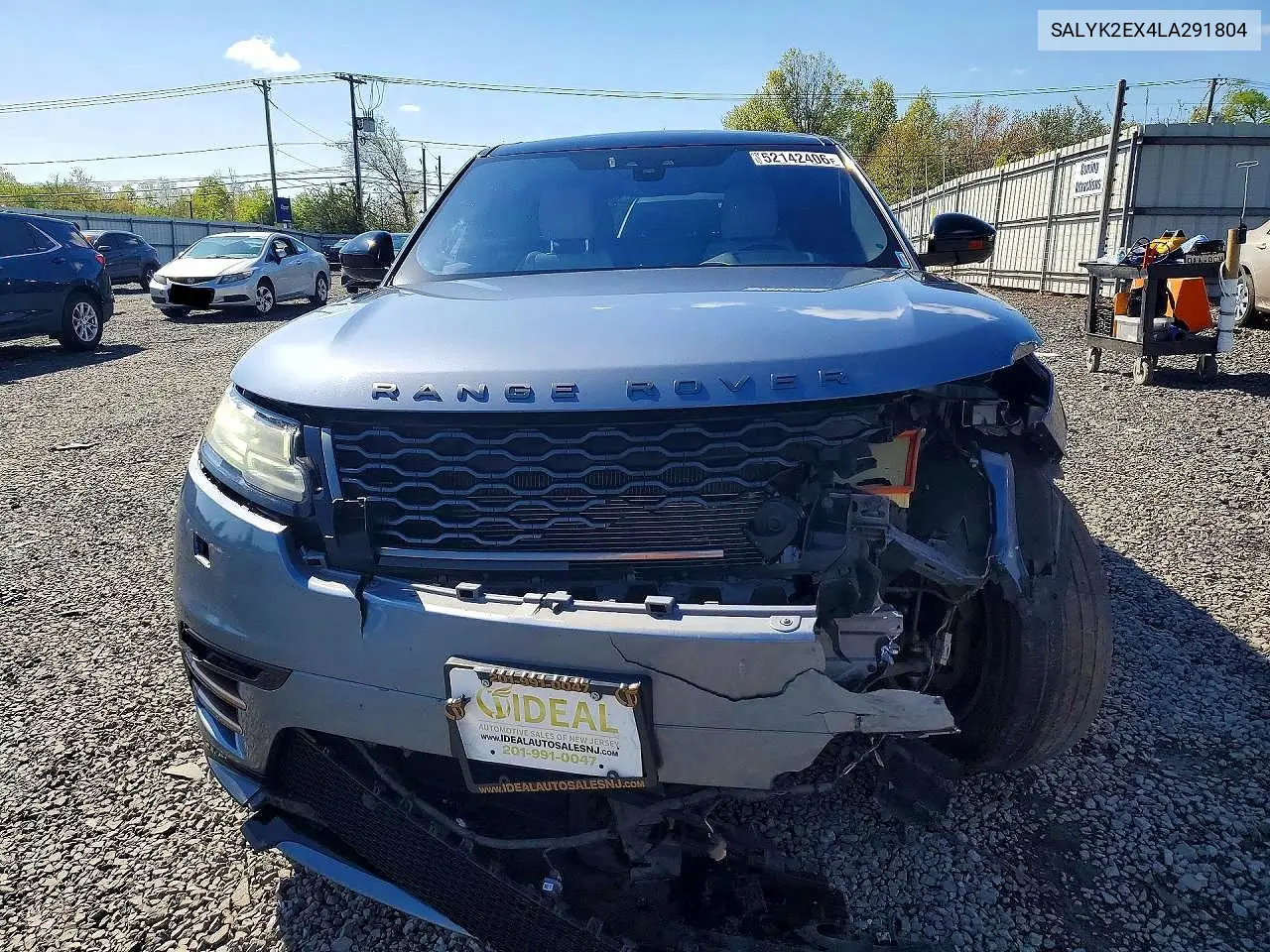 2020 Land Rover Range Rover Velar R-Dynamic S VIN: SALYK2EX4LA291804 Lot: 52142406