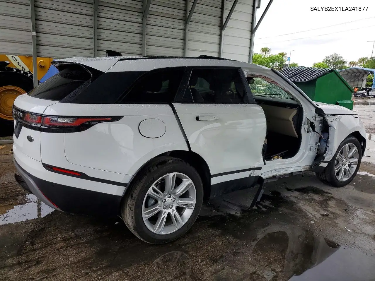 2020 Land Rover Range Rover Velar P250 S VIN: SALYB2EX1LA241877 Lot: 54266946