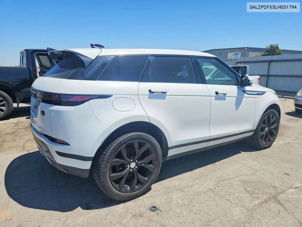 2020 Land Rover Range Rover Evoque Se VIN: SALZP2FX5LH031794 Lot: 54471126