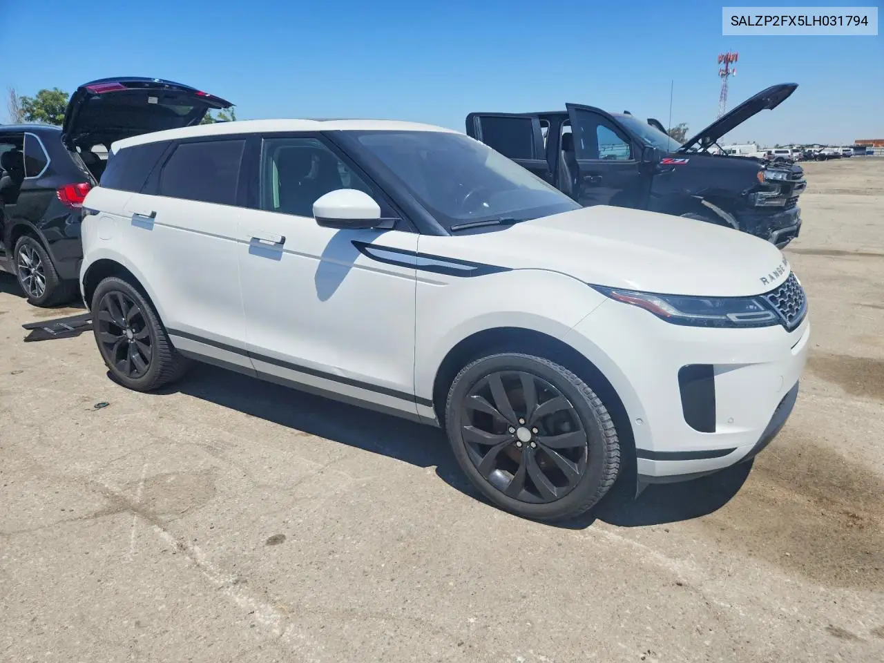 2020 Land Rover Range Rover Evoque Se VIN: SALZP2FX5LH031794 Lot: 54471126