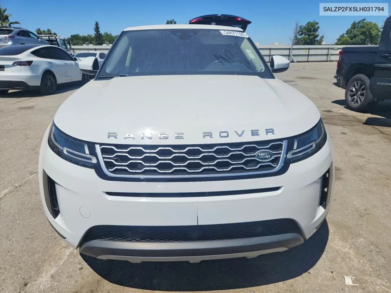 2020 Land Rover Range Rover Evoque Se VIN: SALZP2FX5LH031794 Lot: 54471126