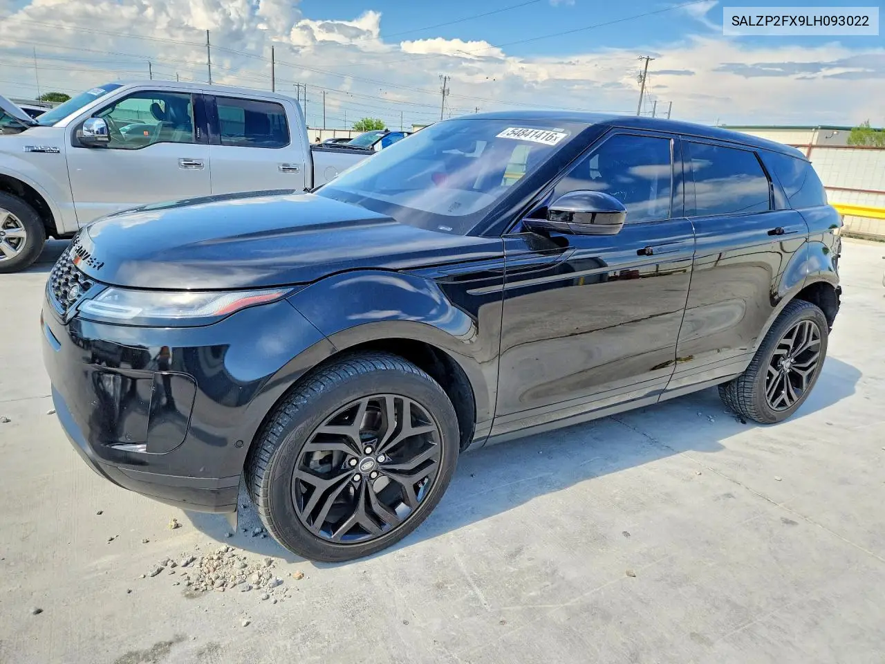 2020 Land Rover Range Rover Evoque Se VIN: SALZP2FX9LH093022 Lot: 54841416