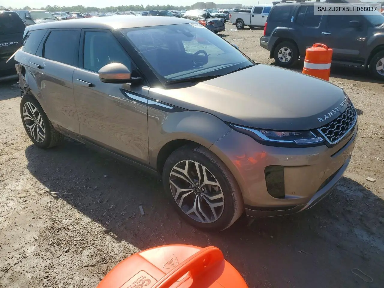 2020 Land Rover Range Rover Evoque S VIN: SALZJ2FX5LH068037 Lot: 54961546