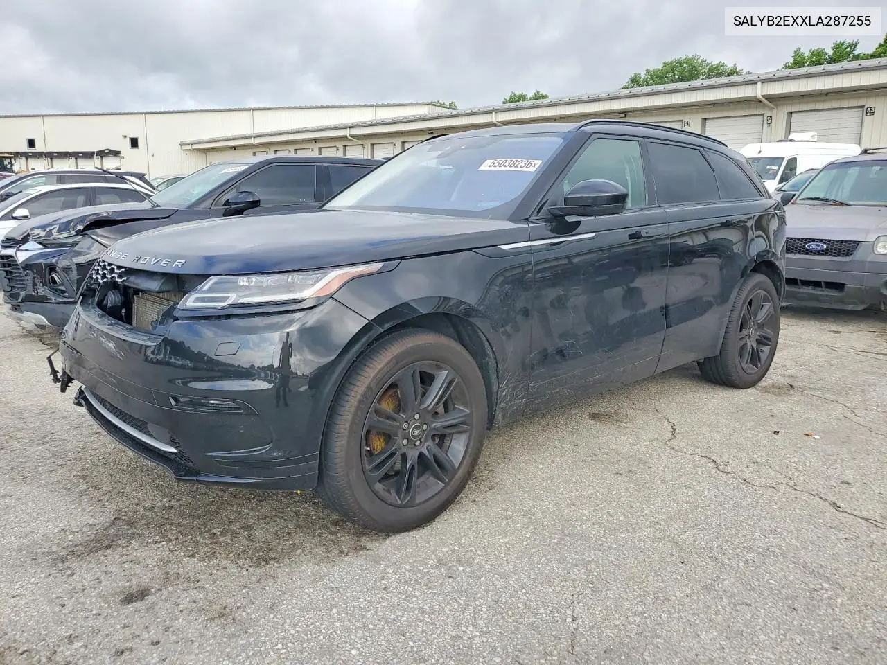 2020 Land Rover Range Rover Velar S VIN: SALYB2EXXLA287255 Lot: 55038236