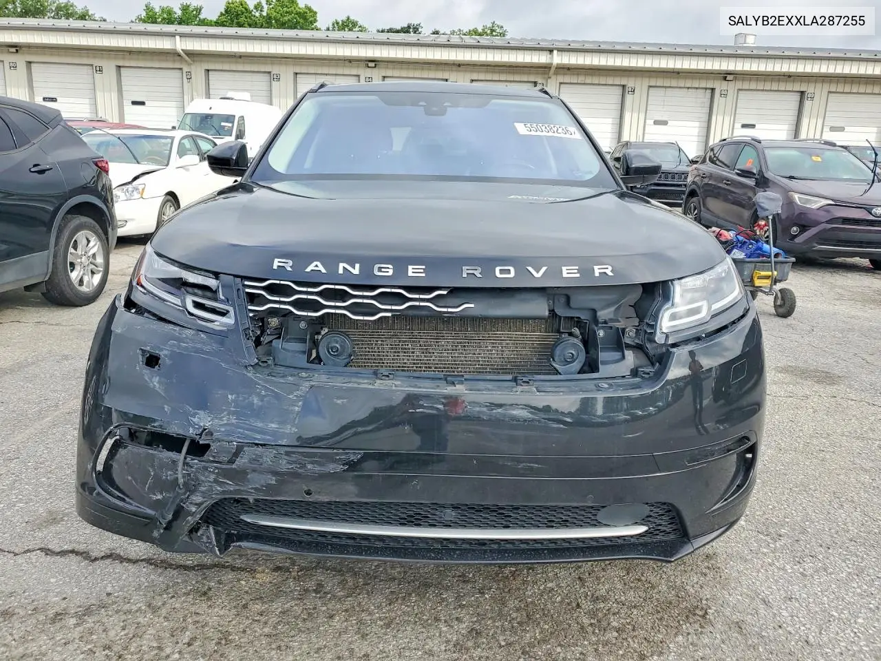 2020 Land Rover Range Rover Velar S VIN: SALYB2EXXLA287255 Lot: 55038236