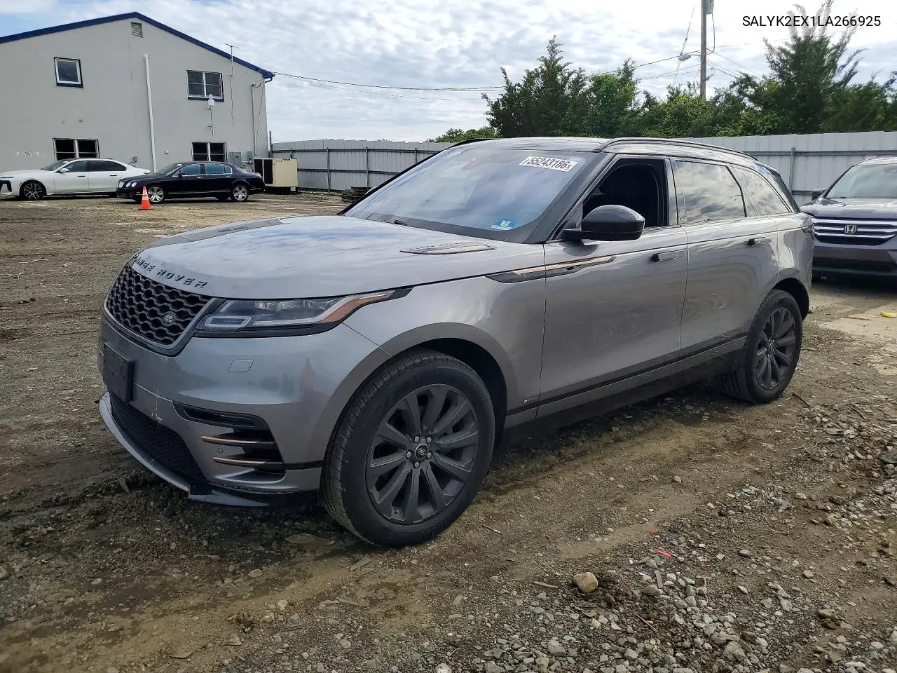 2020 Land Rover Range Rover Velar R-Dynamic S VIN: SALYK2EX1LA266925 Lot: 55243186