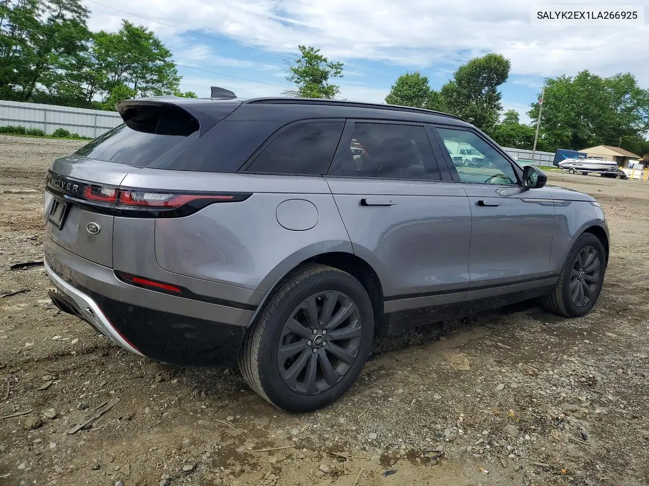 2020 Land Rover Range Rover Velar R-Dynamic S VIN: SALYK2EX1LA266925 Lot: 55243186