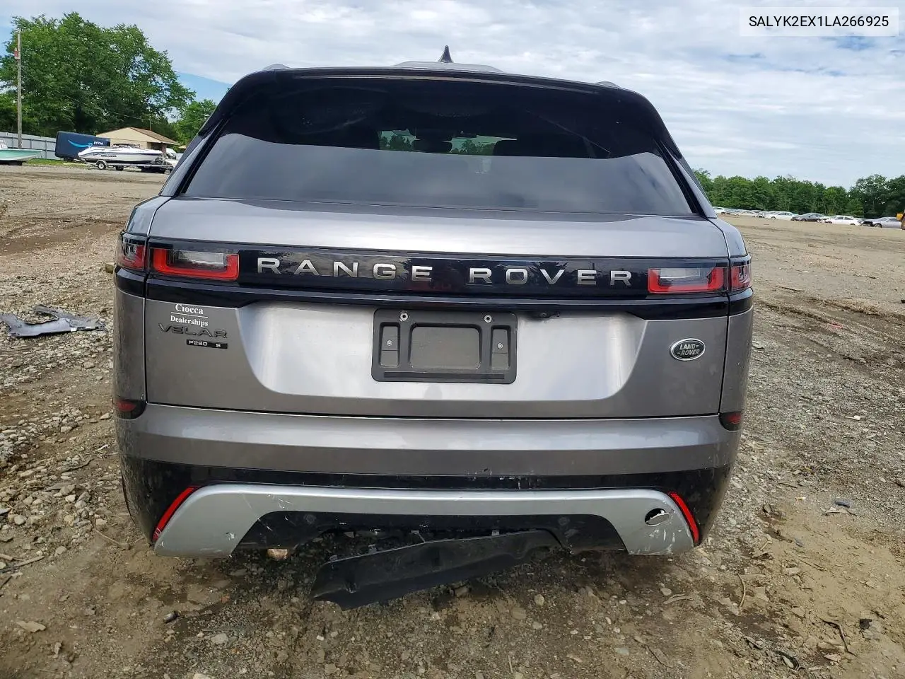 2020 Land Rover Range Rover Velar R-Dynamic S VIN: SALYK2EX1LA266925 Lot: 55243186