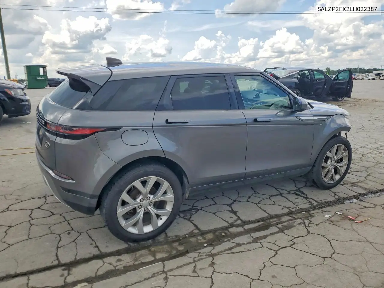 2020 Land Rover Range Rover Evoque Se VIN: SALZP2FX2LH022387 Lot: 55354946