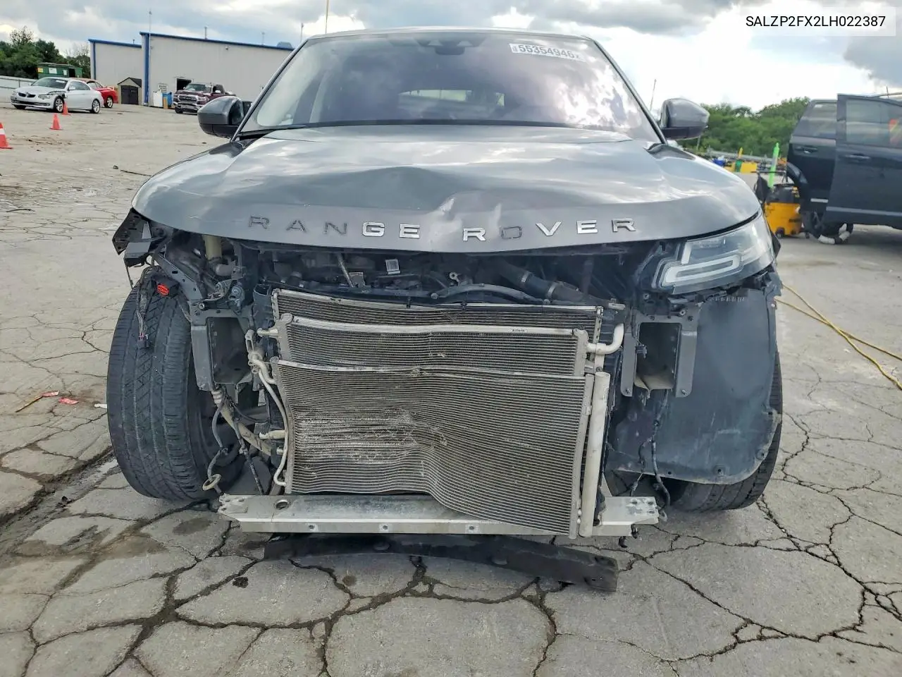 2020 Land Rover Range Rover Evoque Se VIN: SALZP2FX2LH022387 Lot: 55354946