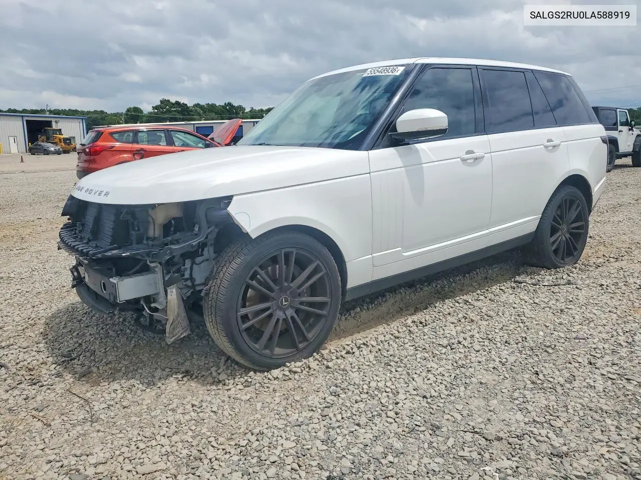 2020 Land Rover Range Rover Hse VIN: SALGS2RU0LA588919 Lot: 55548936