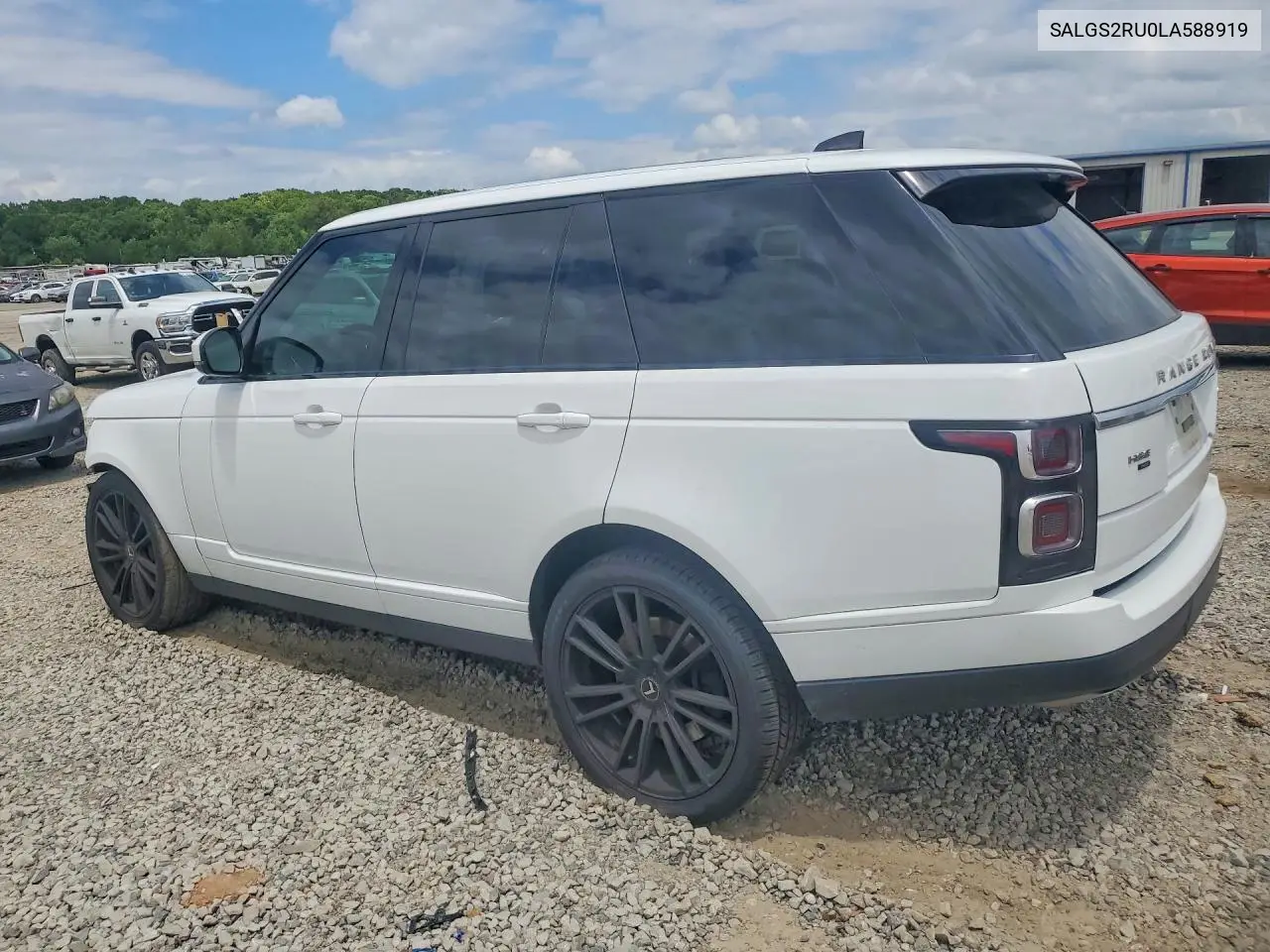 2020 Land Rover Range Rover Hse VIN: SALGS2RU0LA588919 Lot: 55548936