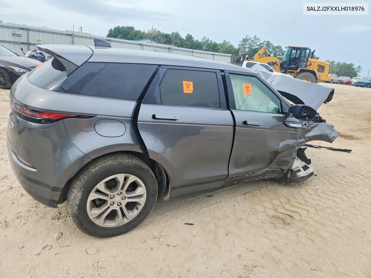 2020 Land Rover Range Rover Evoque S VIN: SALZJ2FXXLH018976 Lot: 56079336
