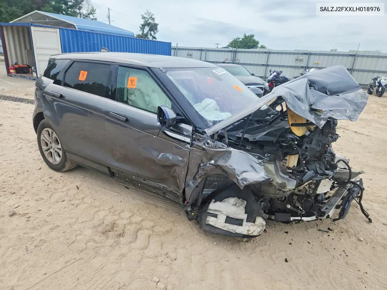 2020 Land Rover Range Rover Evoque S VIN: SALZJ2FXXLH018976 Lot: 56079336