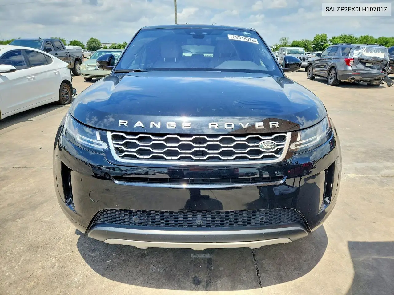 2020 Land Rover Range Rover Evoque Se VIN: SALZP2FX0LH107017 Lot: 56516026