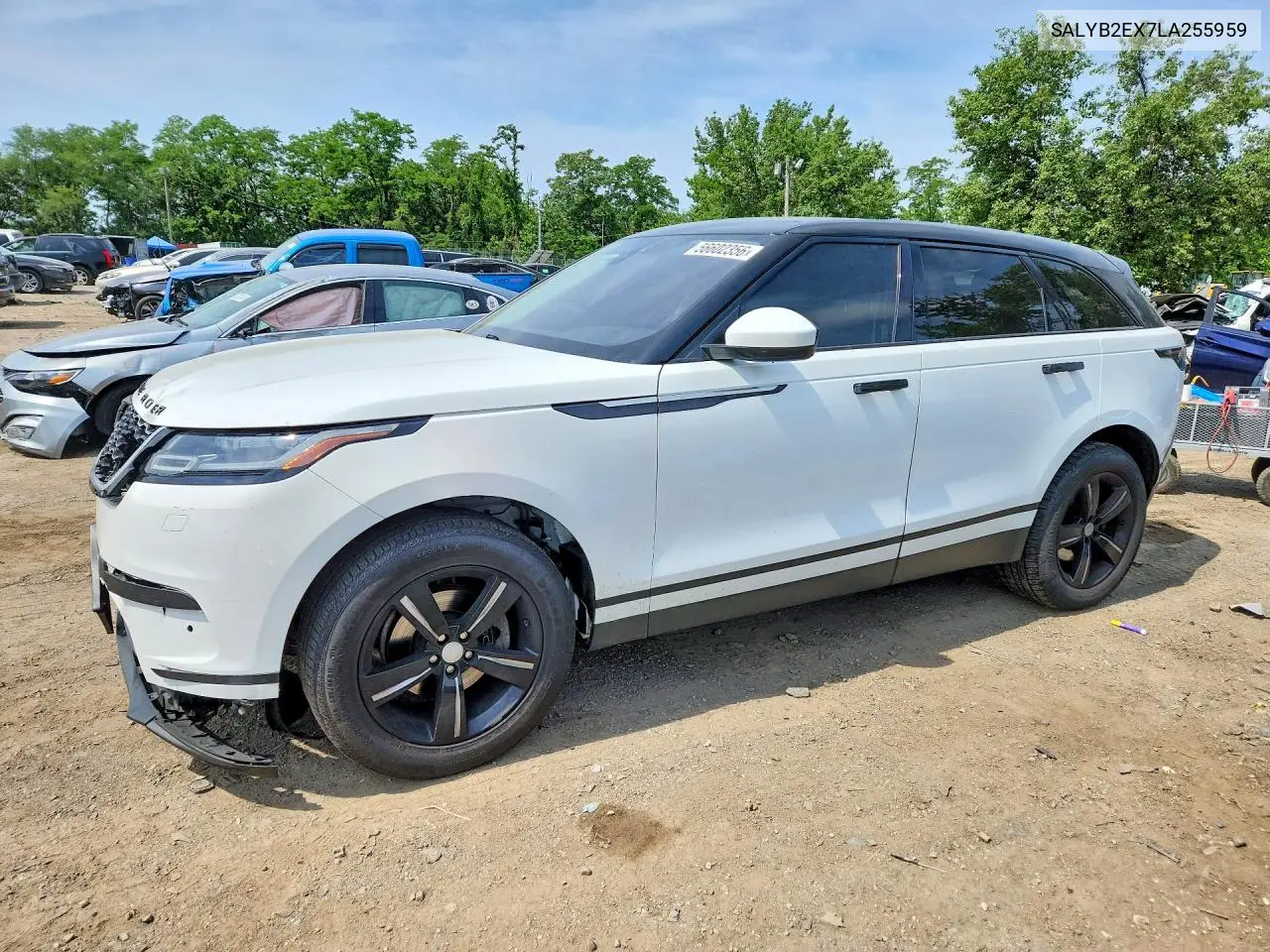 2020 Land Rover Range Rover Velar S VIN: SALYB2EX7LA255959 Lot: 56602356