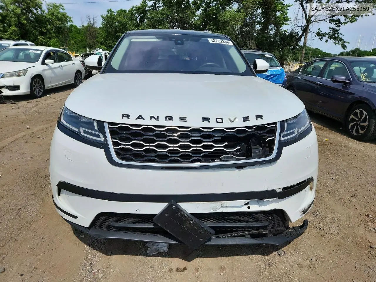 2020 Land Rover Range Rover Velar S VIN: SALYB2EX7LA255959 Lot: 56602356