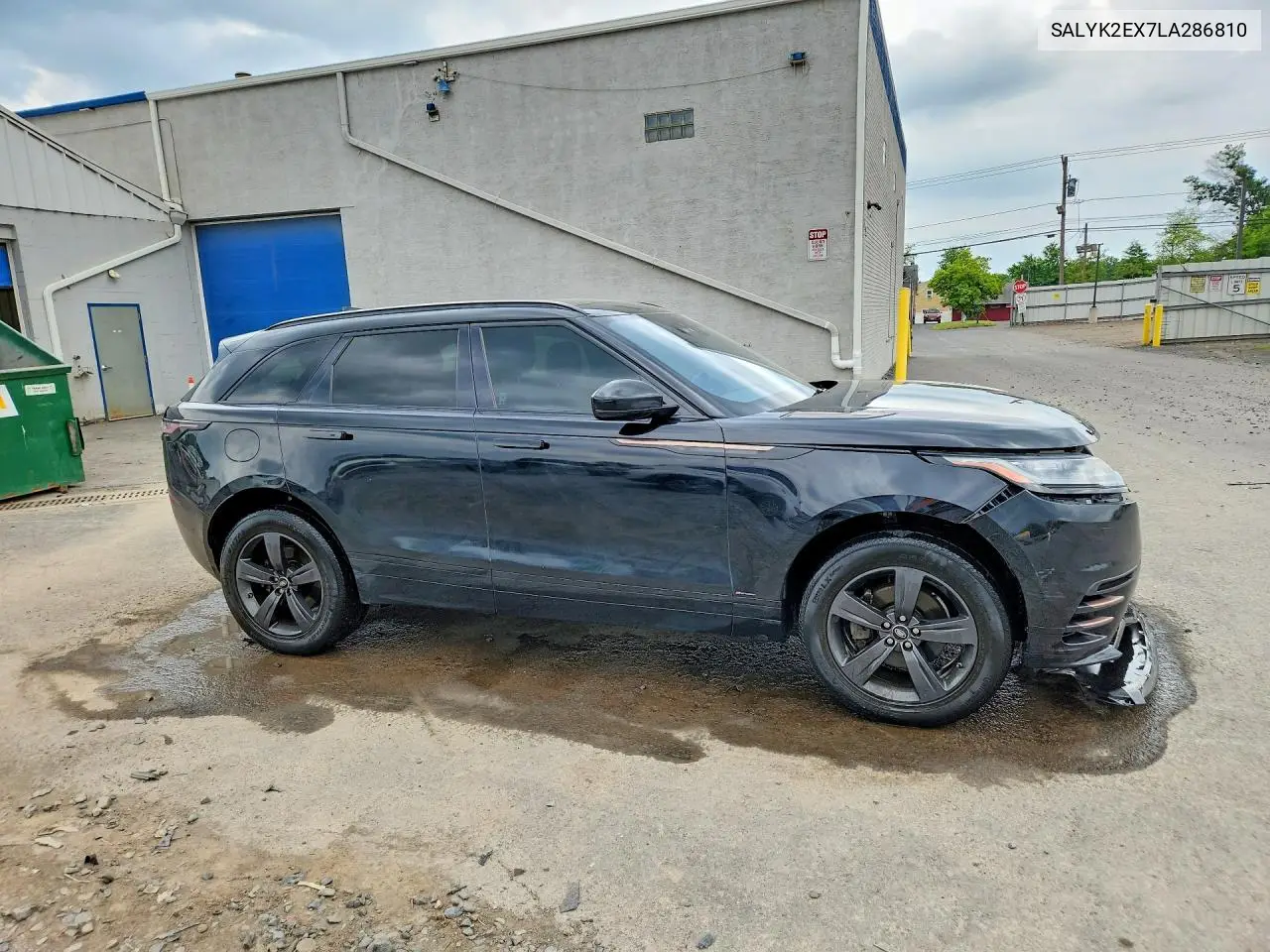 2020 Land Rover Range Rover Velar R-Dynamic S VIN: SALYK2EX7LA286810 Lot: 56658846