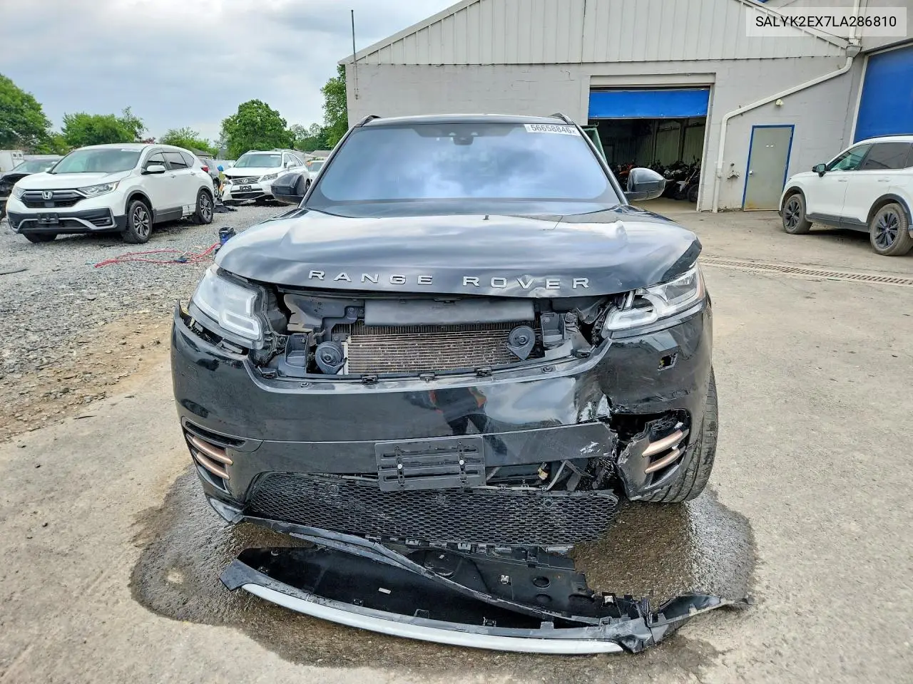 2020 Land Rover Range Rover Velar R-Dynamic S VIN: SALYK2EX7LA286810 Lot: 56658846