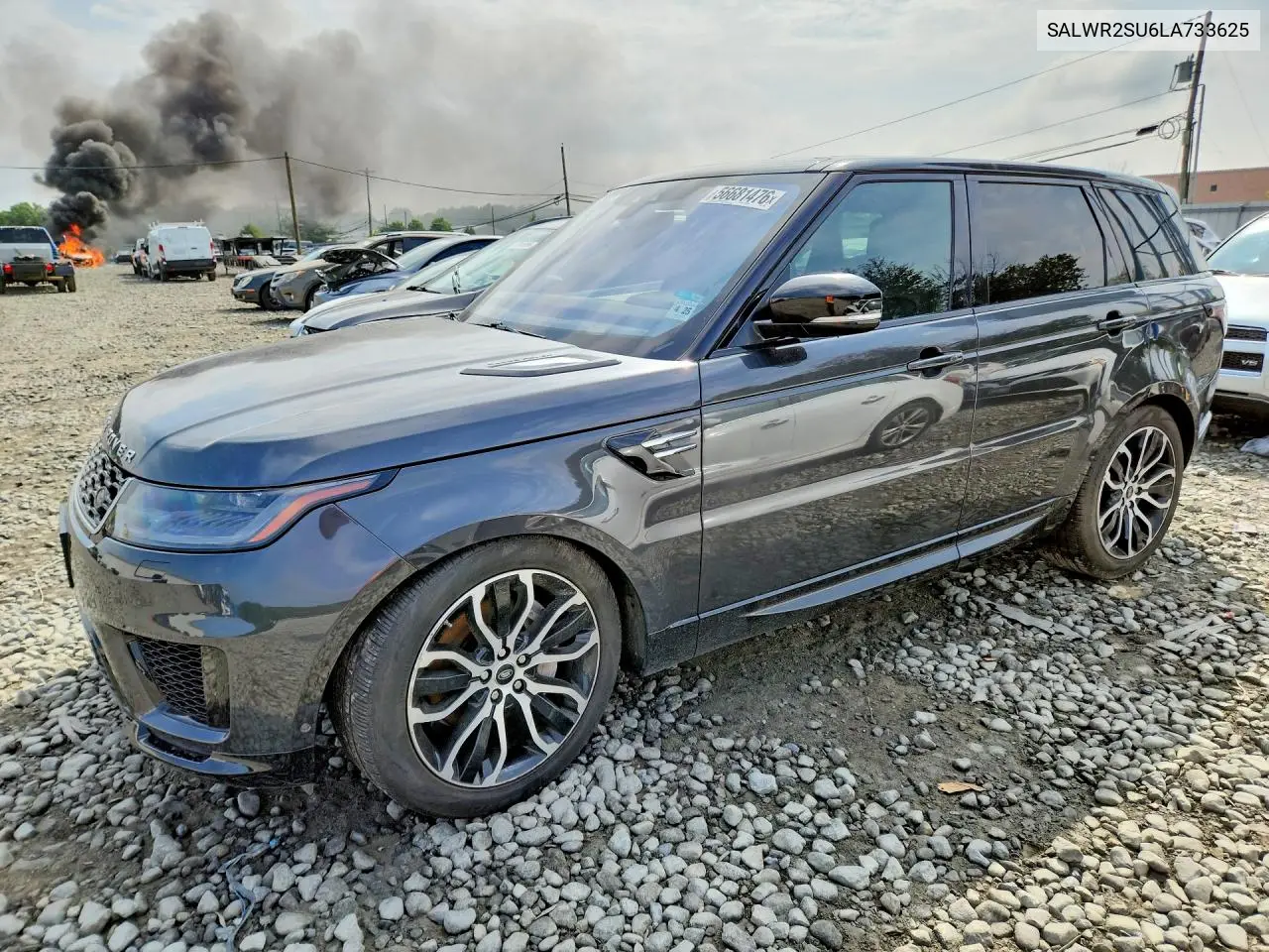 2020 Land Rover Range Rover Sport Hse VIN: SALWR2SU6LA733625 Lot: 56681476