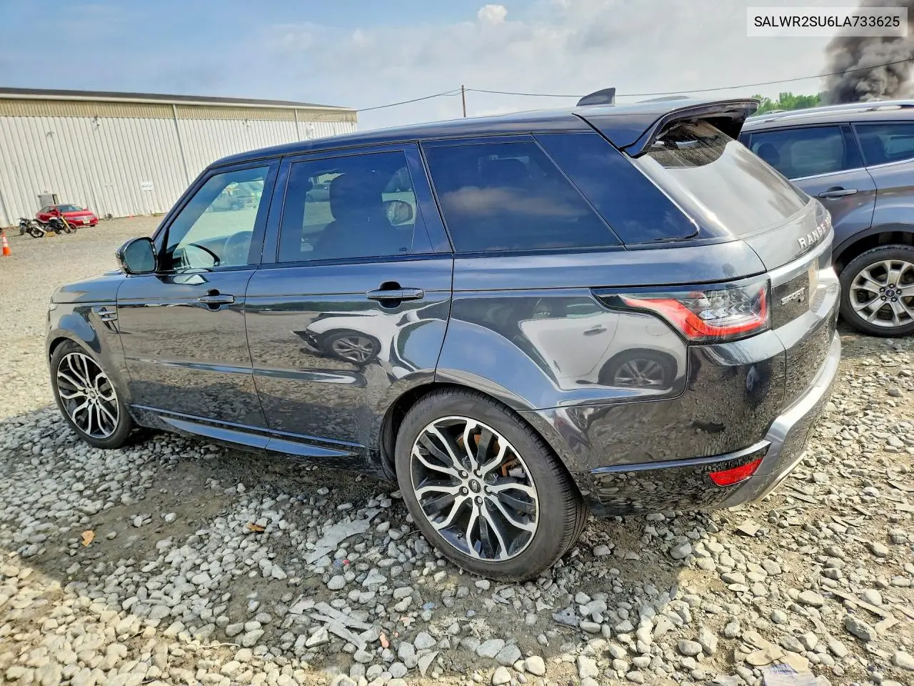 2020 Land Rover Range Rover Sport Hse VIN: SALWR2SU6LA733625 Lot: 56681476