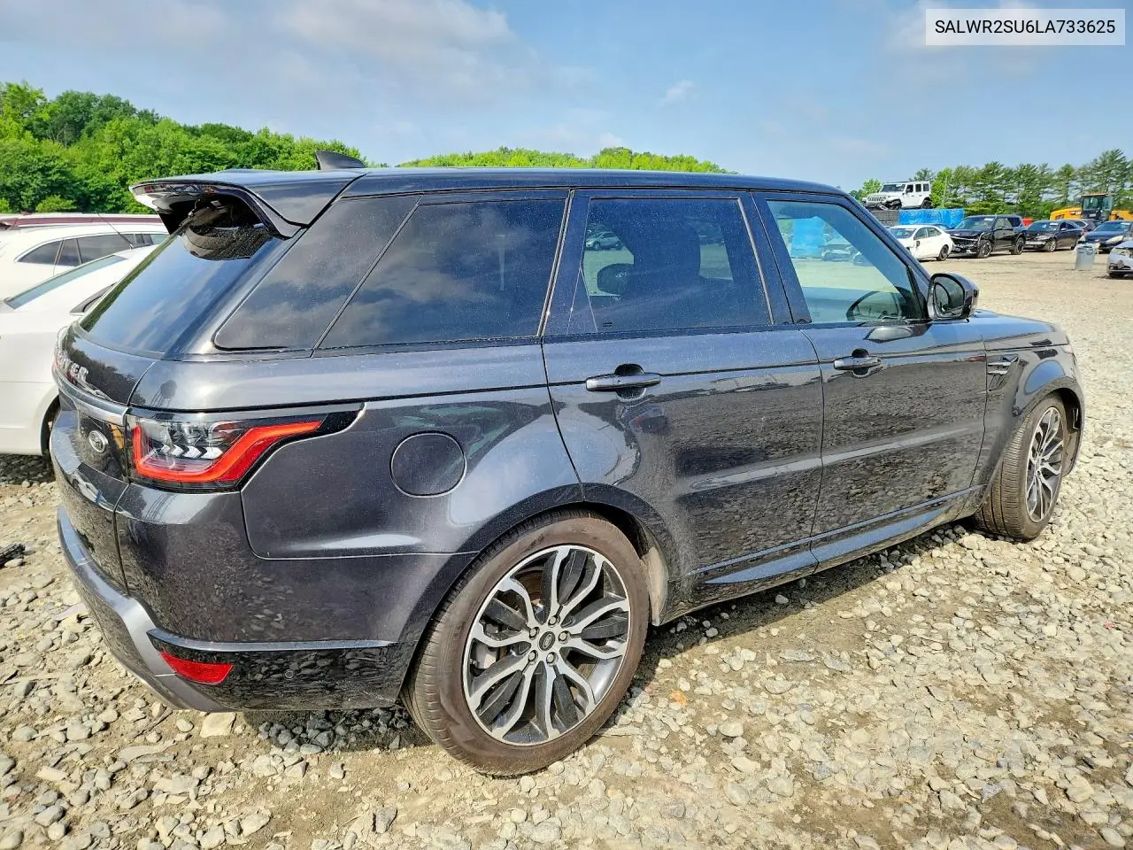 2020 Land Rover Range Rover Sport Hse VIN: SALWR2SU6LA733625 Lot: 56681476