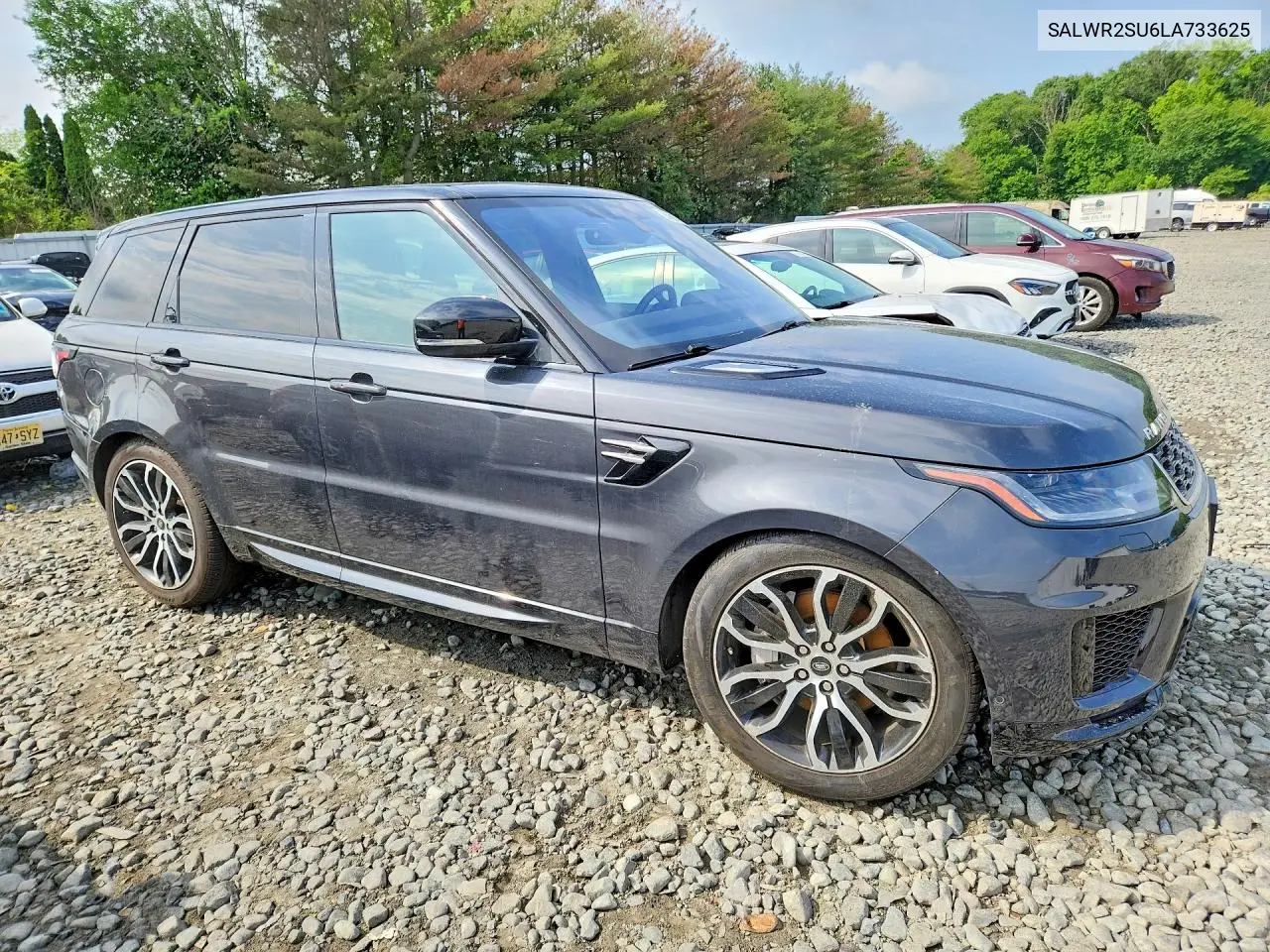 2020 Land Rover Range Rover Sport Hse VIN: SALWR2SU6LA733625 Lot: 56681476