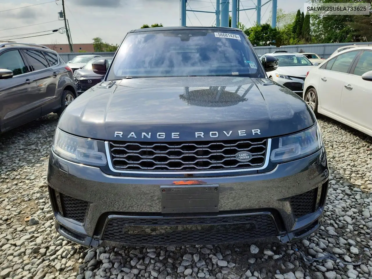 2020 Land Rover Range Rover Sport Hse VIN: SALWR2SU6LA733625 Lot: 56681476