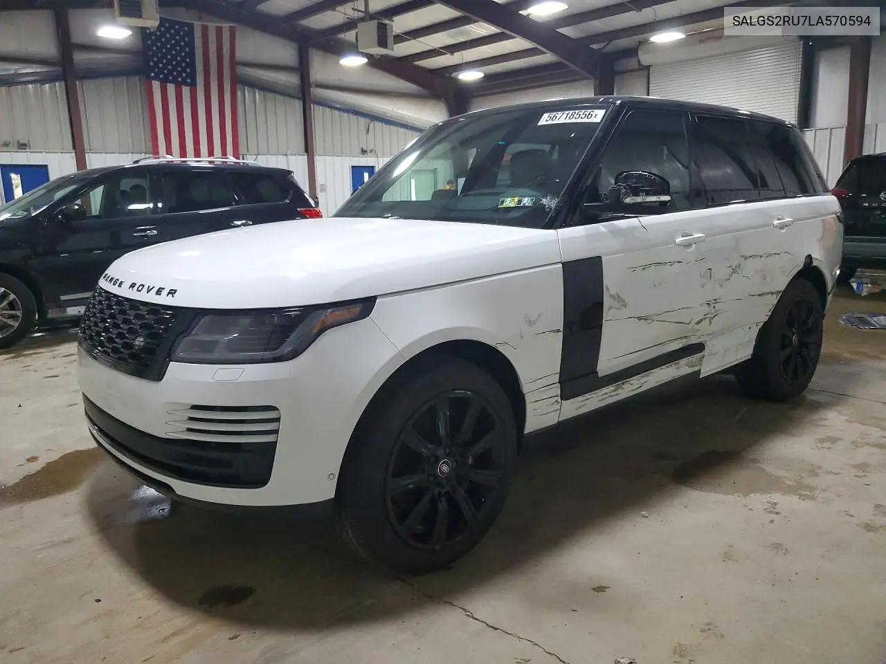 2020 Land Rover Range Rover Hse VIN: SALGS2RU7LA570594 Lot: 56718556