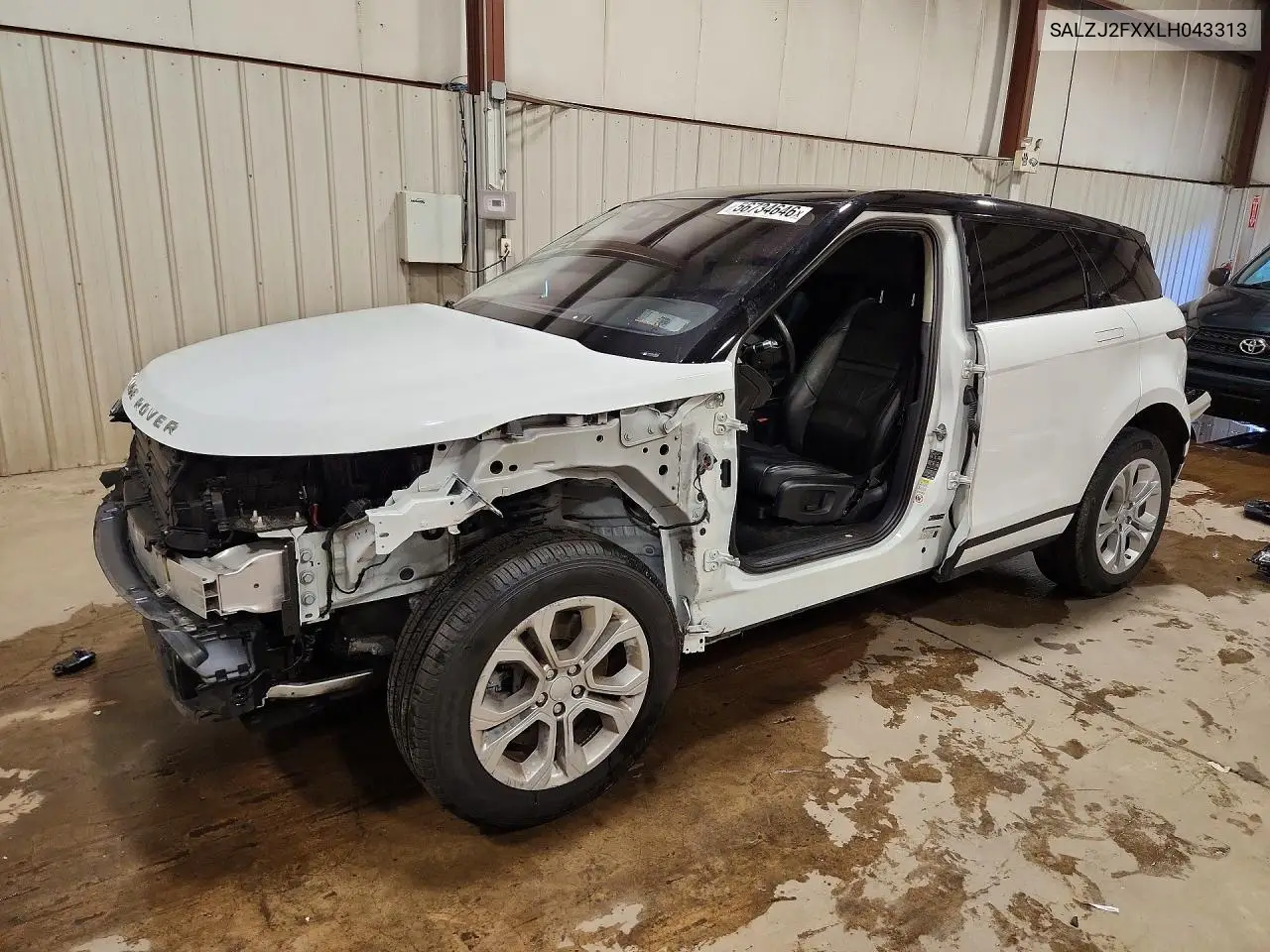 2020 Land Rover Range Rover Evoque S VIN: SALZJ2FXXLH043313 Lot: 56734646