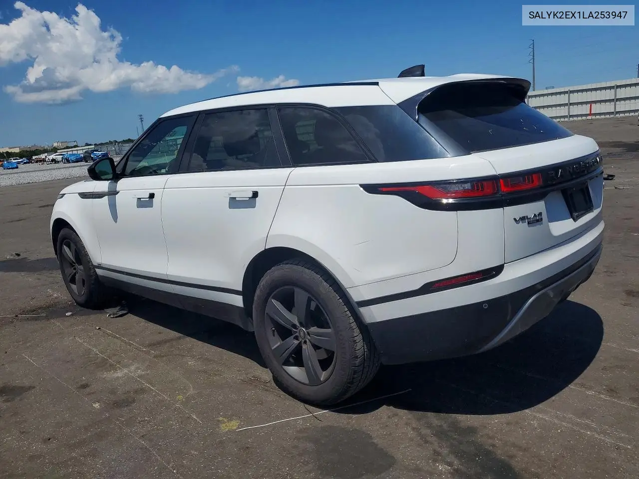 2020 Land Rover Range Rover Velar R-Dynamic S VIN: SALYK2EX1LA253947 Lot: 57169156