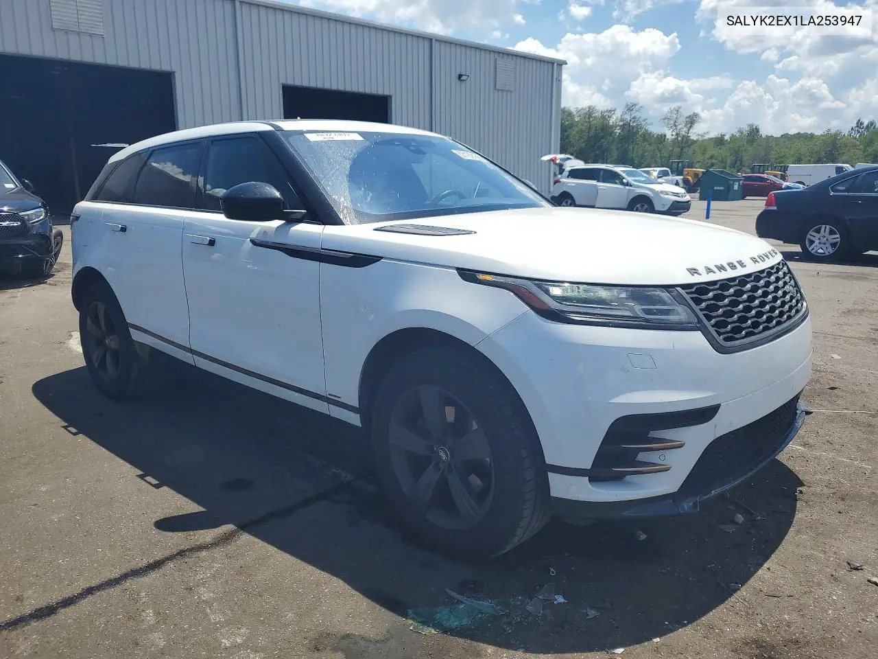 2020 Land Rover Range Rover Velar R-Dynamic S VIN: SALYK2EX1LA253947 Lot: 57169156