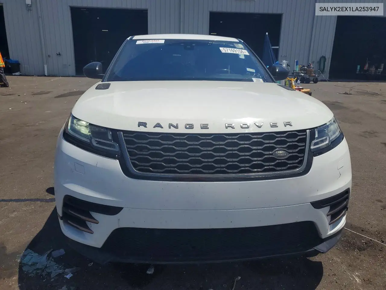 2020 Land Rover Range Rover Velar R-Dynamic S VIN: SALYK2EX1LA253947 Lot: 57169156