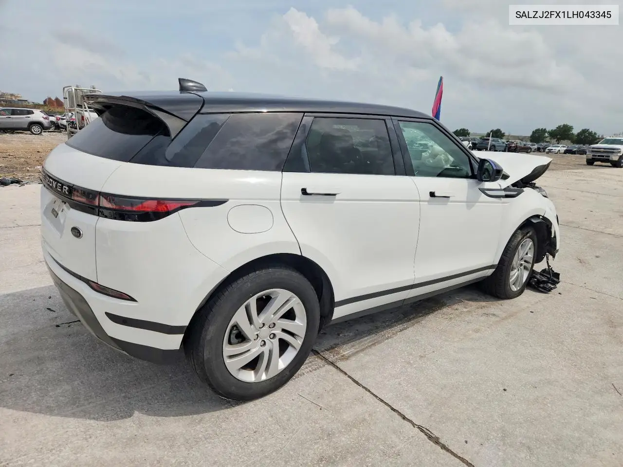 2020 Land Rover Range Rover Evoque S VIN: SALZJ2FX1LH043345 Lot: 58032746