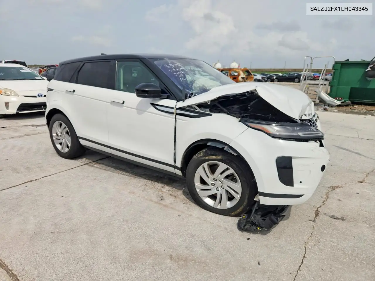 2020 Land Rover Range Rover Evoque S VIN: SALZJ2FX1LH043345 Lot: 58032746