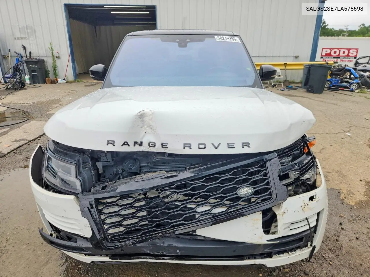 2020 Land Rover Range Rover P525 Hse VIN: SALGS2SE7LA575698 Lot: 58249266