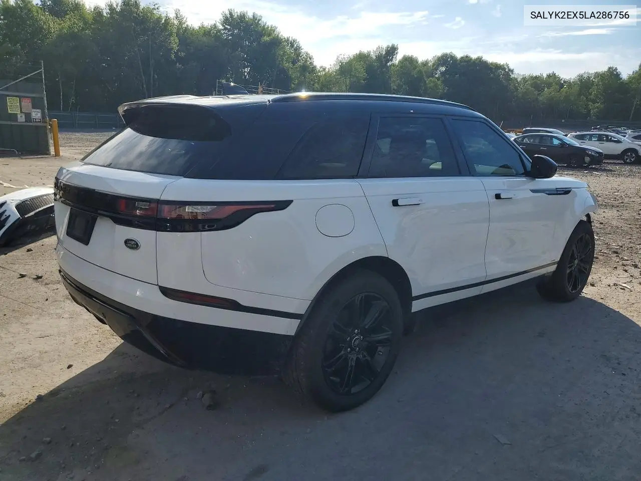 2020 Land Rover Range Rover Velar R-Dynamic S VIN: SALYK2EX5LA286756 Lot: 58551946