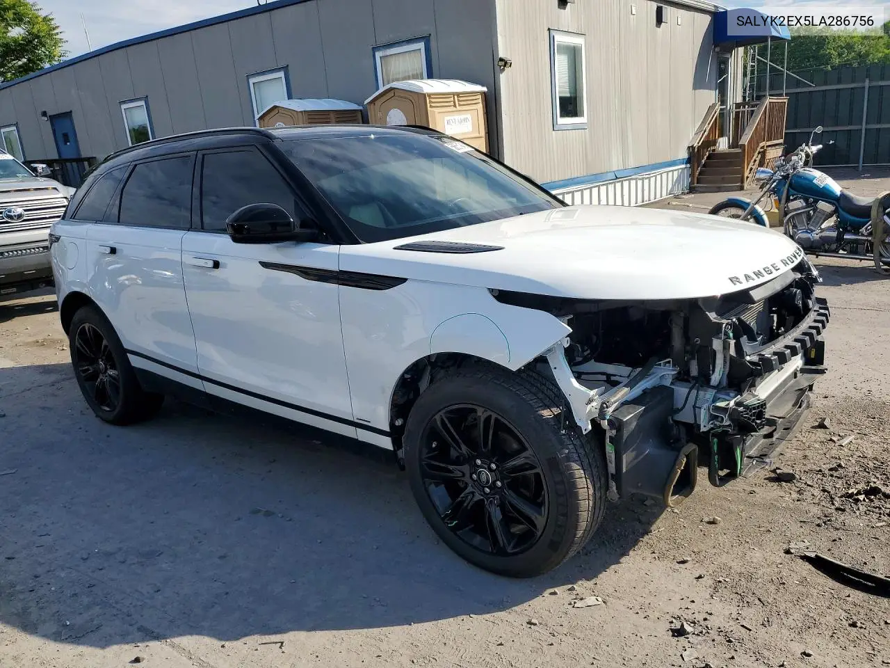 2020 Land Rover Range Rover Velar R-Dynamic S VIN: SALYK2EX5LA286756 Lot: 58551946