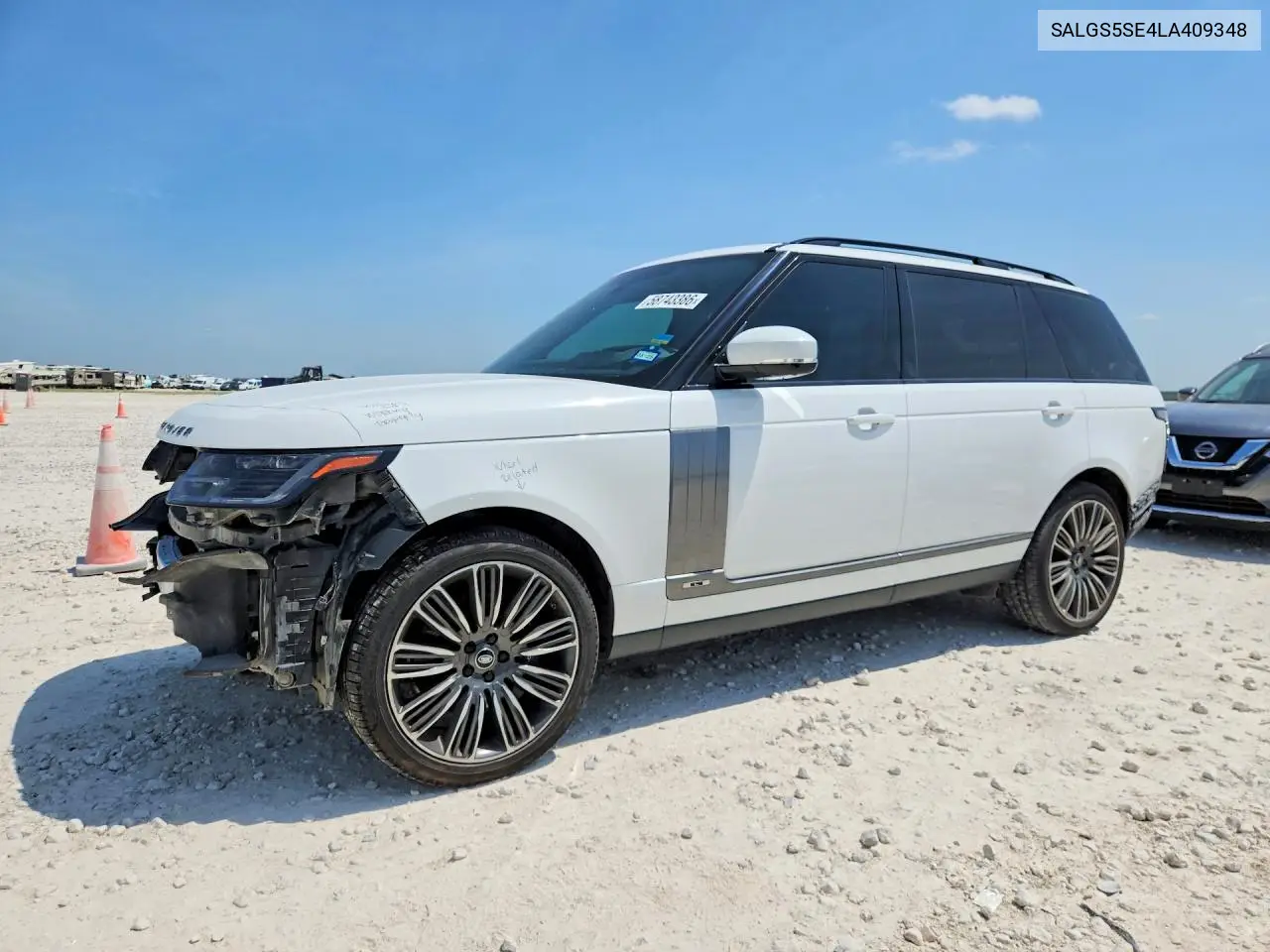 2020 Land Rover Range Rover P525 Hse VIN: SALGS5SE4LA409348 Lot: 58743386