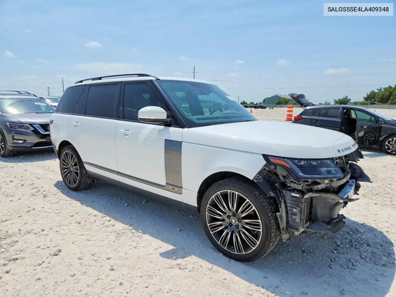 2020 Land Rover Range Rover P525 Hse VIN: SALGS5SE4LA409348 Lot: 58743386