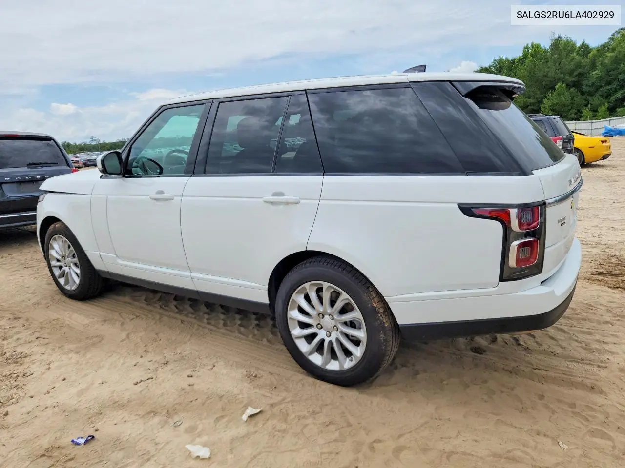 2020 Land Rover Range Rover Hse VIN: SALGS2RU6LA402929 Lot: 58917416
