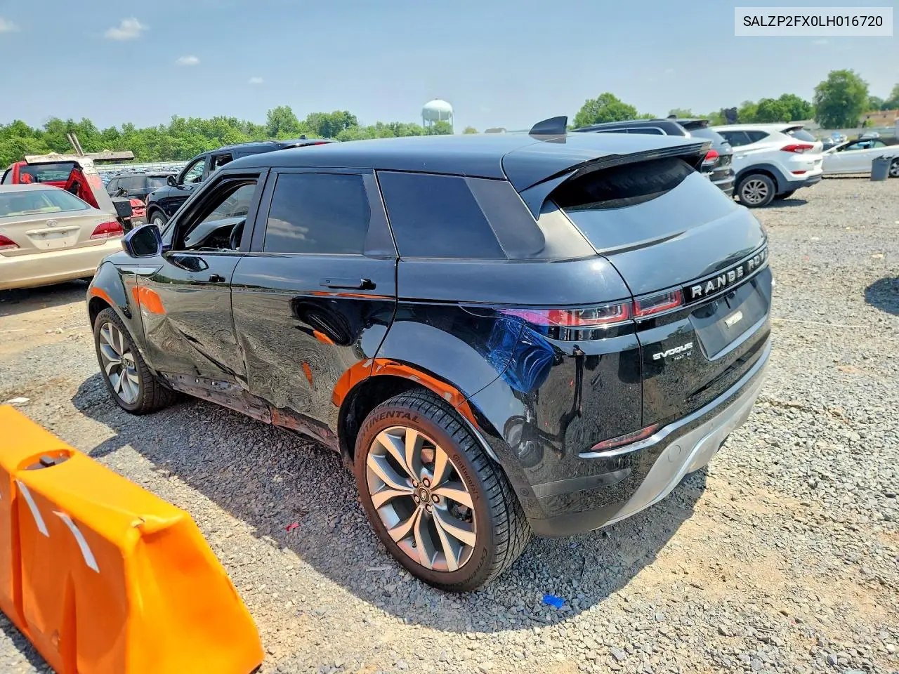 2020 Land Rover Range Rover Evoque Se VIN: SALZP2FX0LH016720 Lot: 58926046