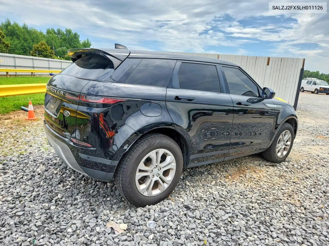 2020 Land Rover Range Rover Evoque S VIN: SALZJ2FX5LH011126 Lot: 58926166