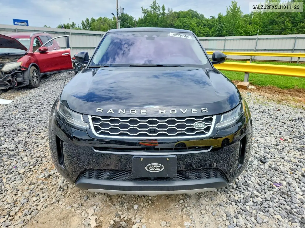 2020 Land Rover Range Rover Evoque S VIN: SALZJ2FX5LH011126 Lot: 58926166